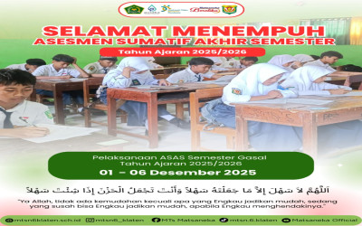 Assensenmen akhir semester gasal 2025/2026