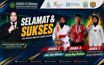 MTsN 6 Klaten Kembali Torehkan Prestasi di POPDA Kabupaten Klaten Tahun 2026
