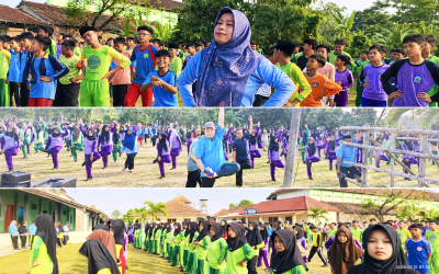 Jumat Sehat: Senam Sehat Bersama MTsN 6 Klaten